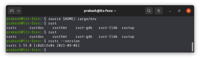 如何在 Ubuntu 和其它的 Linux 发行版安装 Rust 和 Cargo