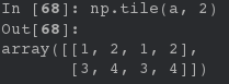 关于Numpy之repeat、tile的用法总结