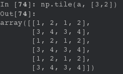 关于Numpy之repeat、tile的用法总结