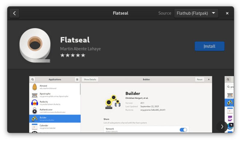 用 Flatseal 图形化管理 Flatpak 应用的权限