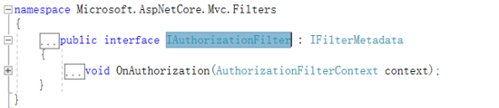 .net core中的Authorization过滤器使用