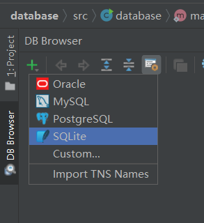 IntellJ Idea 2020版添加sqlite数据库的方法