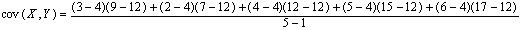 R语言验证及协方差的计算公式