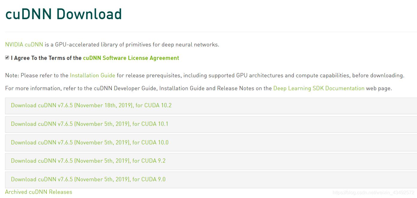 Win10 GPU运算环境搭建(CUDA10.0+Cudnn 7.6.5+pytroch1.2+tensorflow1.14.0)