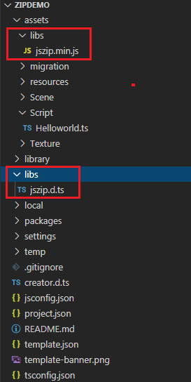 如何在CocosCreator中使用JSZip压缩