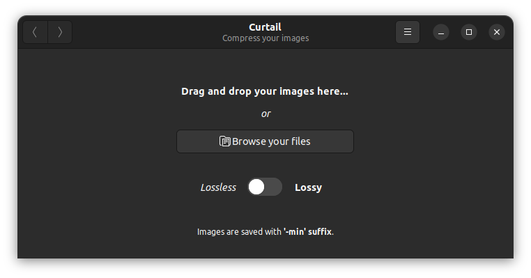 用 Curtail GUI 应用轻松压缩 Linux 中的图像