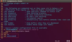 ubuntu16.04自动设置行号的步骤详解