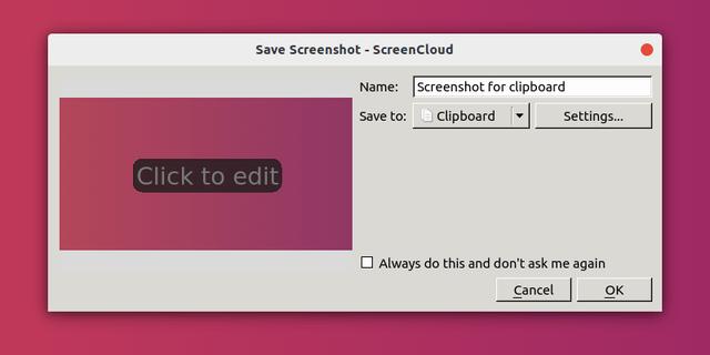 Linux一个增强的截图及分享工具:ScreenCloud
