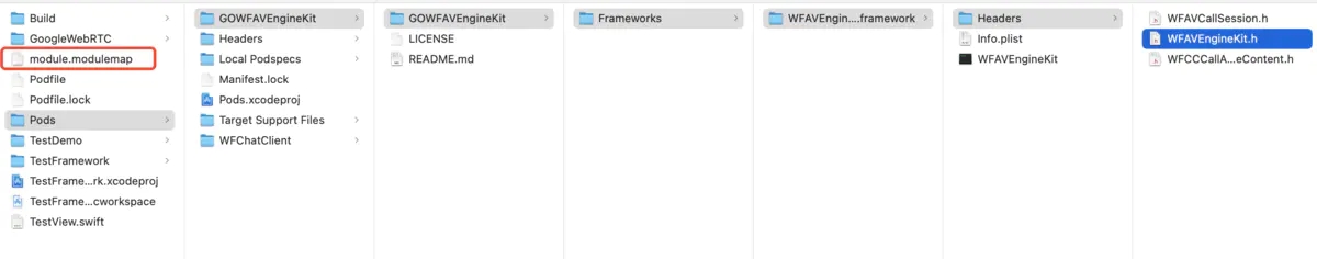 swift framework使用OC 代码两种方式示例