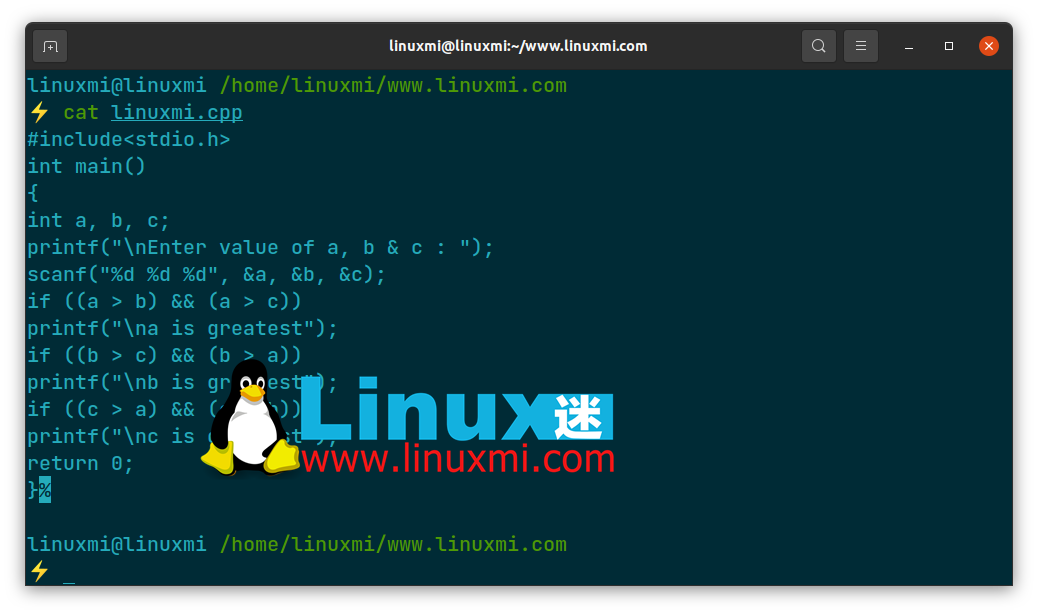 如何在 Linux 上正确使用 cat 命令