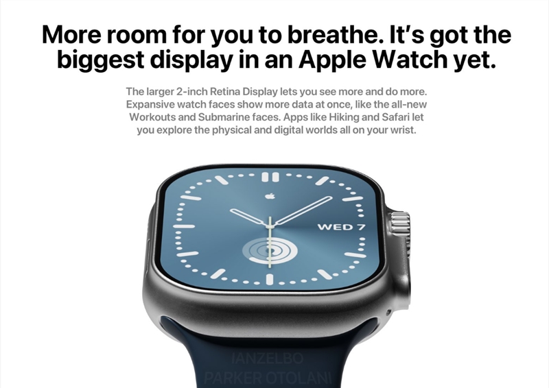 苹果发布会前夕 Apple Watch Pro逼真渲染图曝光