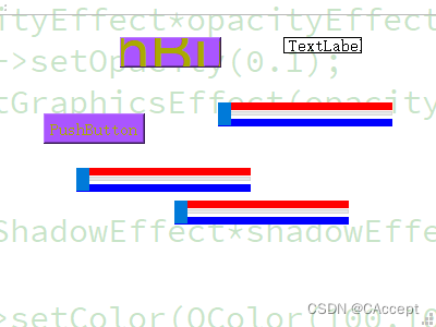 Qt实现部件透明及阴影效果的示例代码