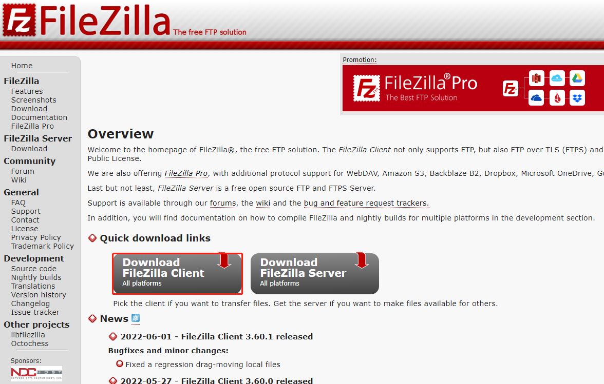 开源FTP 服务器 FileZilla Server详解