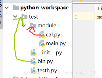 python import模块时有错误红线的原因