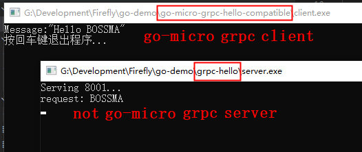 关于go-micro与其它gRPC框架之间的通信问题及解决方法