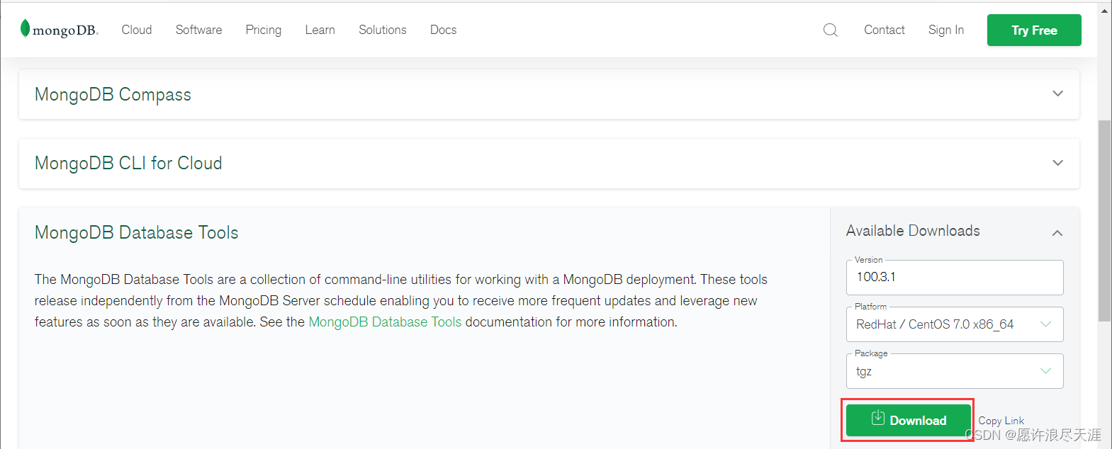 MongoDB数据库部署环境准备及使用介绍