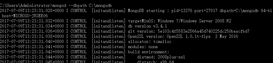 MongoDB实现创建删除数据库、创建删除表（集合 ）、数据增删改查