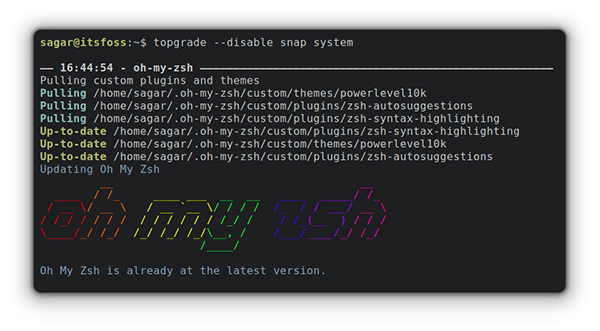 使用 Topgrade 一次升级 Linux 中的各种软件包