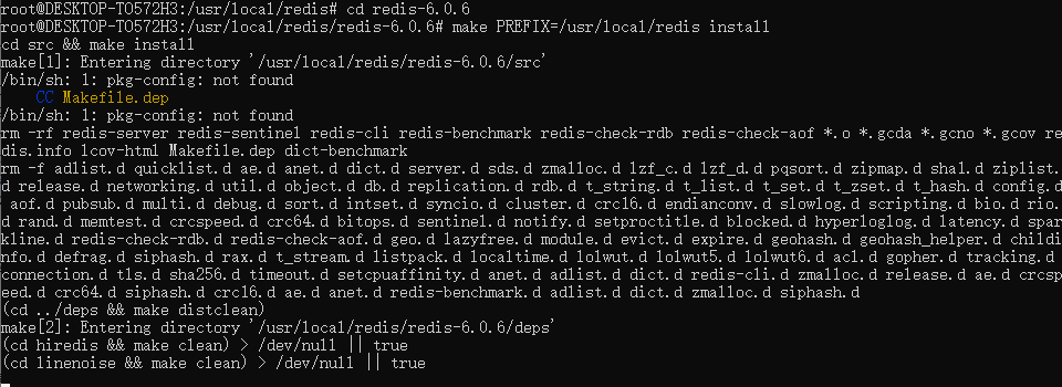 Win10下通过Ubuntu安装Redis的过程