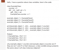 Python中类变量和实例变量的区别