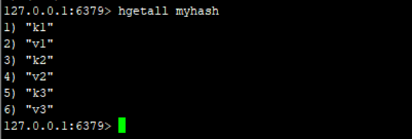 Redis基本数据类型哈希Hash常用操作命令