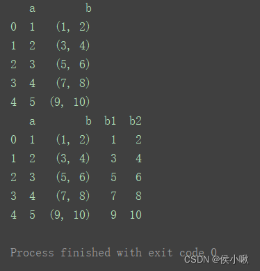 python pandas分割DataFrame中的字符串及元组的方法实现