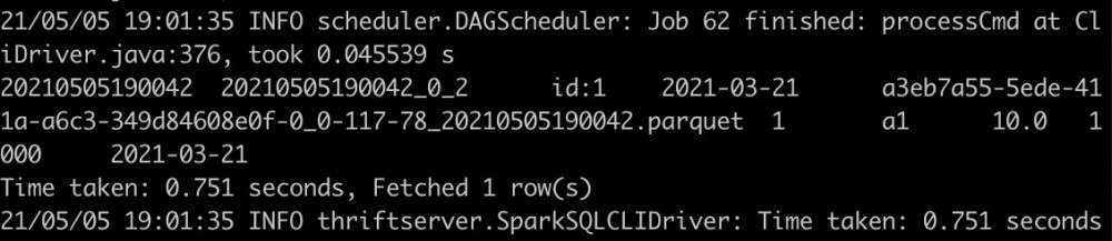 Apache Hudi集成Spark SQL操作hide表