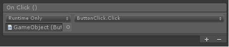 Unity 按钮添加OnClick事件操作