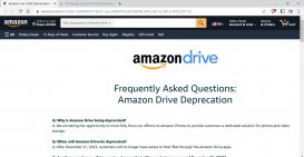 亚马逊云存储服务 Amazon Drive 明年正式关停