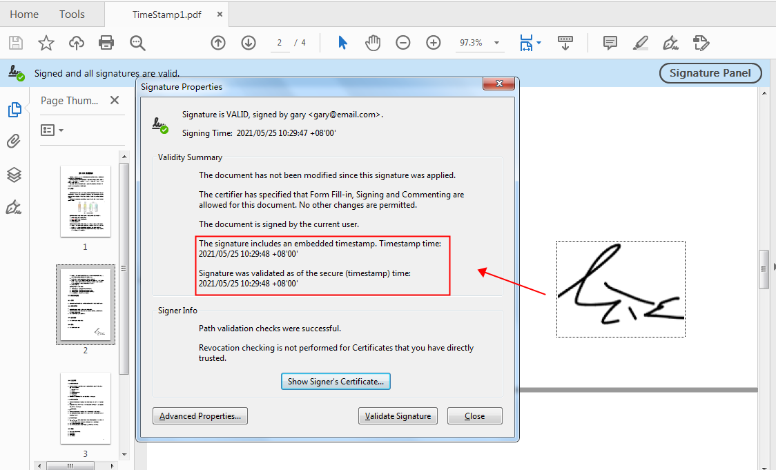 C#实现PDF签名时添加时间戳的2种方法(附VB.NET代码)