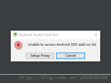 Android Studio报错unable to access android sdk add-on list解决方案