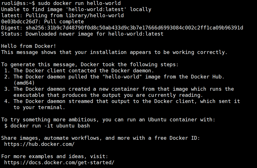 Ubuntu 环境下安装 Docker环境详解