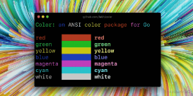 Go语言实现彩色输出示例详解