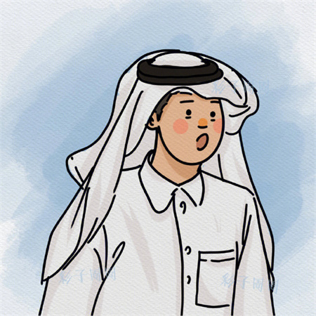 世界杯卡塔尔王子卡通头像合集 相信未来会拥有王子那样的财富
