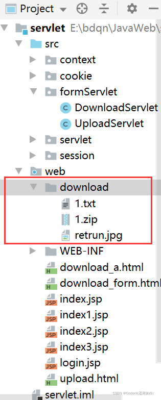 JavaWeb Servlet实现文件上传与下载功能实例