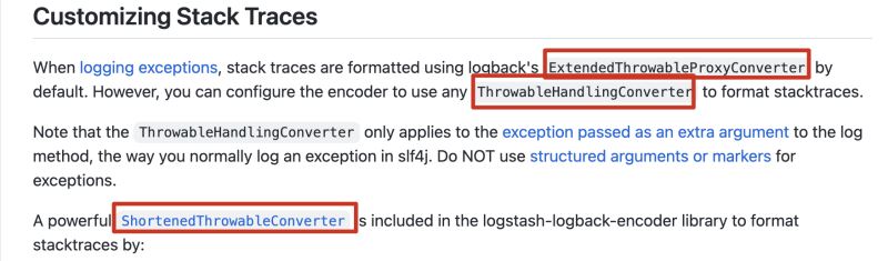 如何在SpringBoot中使用logback优化异常堆栈的输出详解