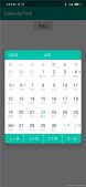 Android自定义日历效果