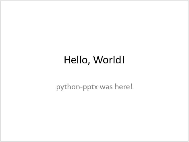 使用Python-pptx 告别繁琐的幻灯片制作