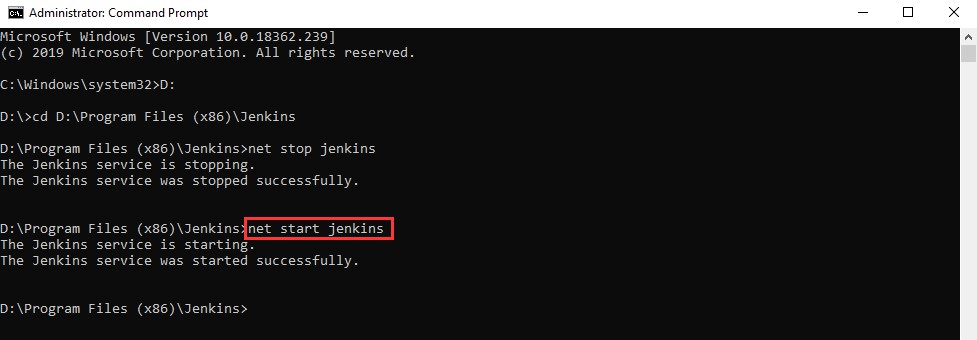 Windows系统修改Jenkins端口号