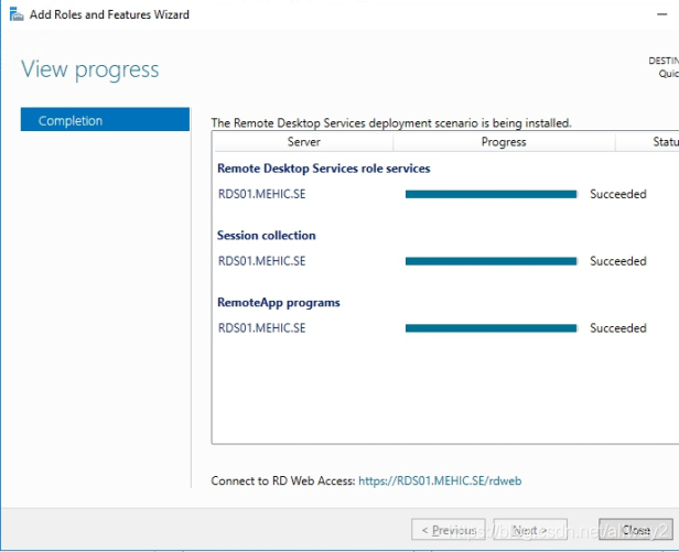 Windows Server 2016快速入门部署远程桌面服务的详细图文步骤