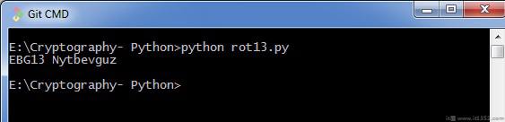 Python密码学ROT13算法教程