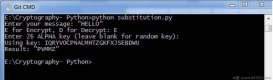 python密码学简单替代密码解密及测试教程