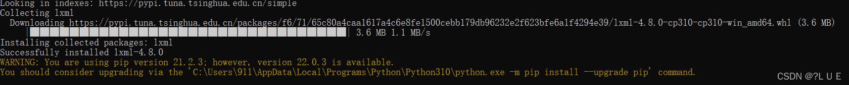 Python之lxml安装失败的解决