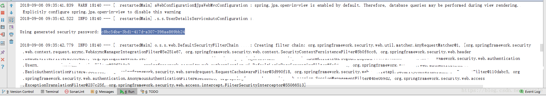启用springboot security后登录web页面需要用户名和密码的解决方法