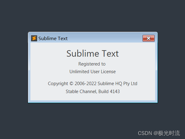 Sublime Text v4.0(4143)安装方法