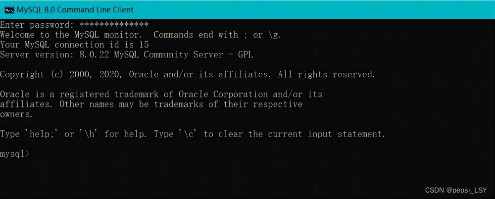 MySQL8.0 Command Line Client输入密码后出现闪退现象的原因以及解决方法总结