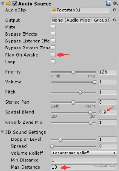 一文详解Unity3D AudioSource组件使用示例