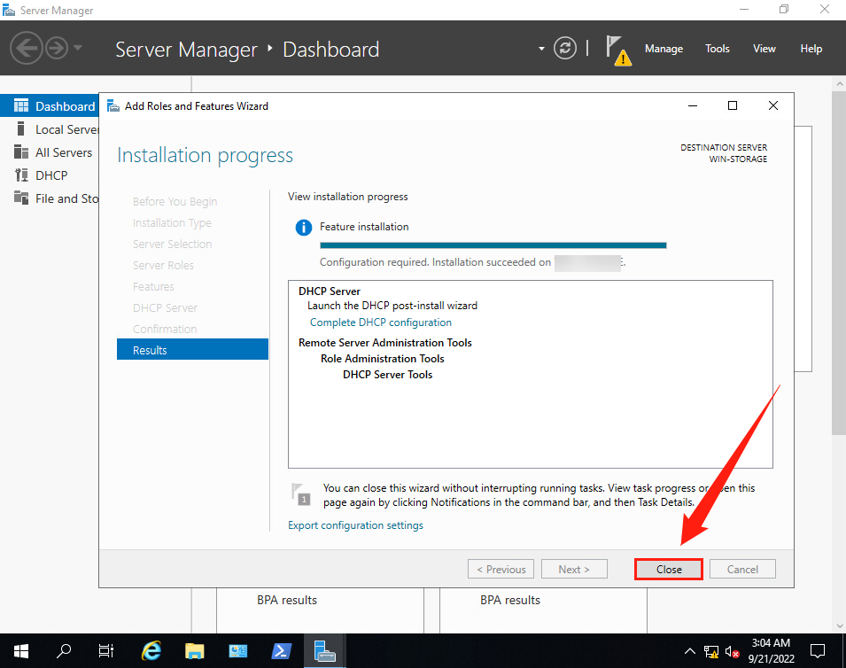 Windows Server 2019 安装和配置DHCP服务 Ⅱ