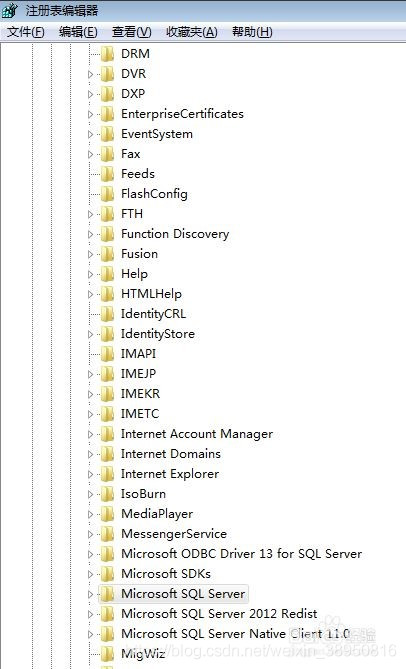 SQL Server的彻底卸载与再次安装方式