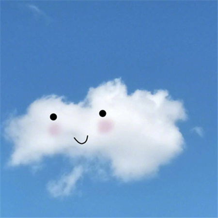反emo无敌治愈的云朵图片唯美高清 晚风踩着云朵月亮贩售快乐